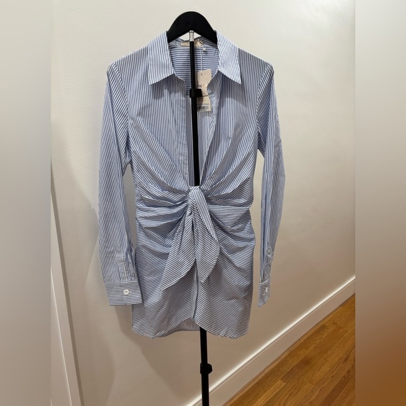 Choosy Dresses & Skirts - 251. NWT Choosy Crosby St Tie- Front Shirt Dress